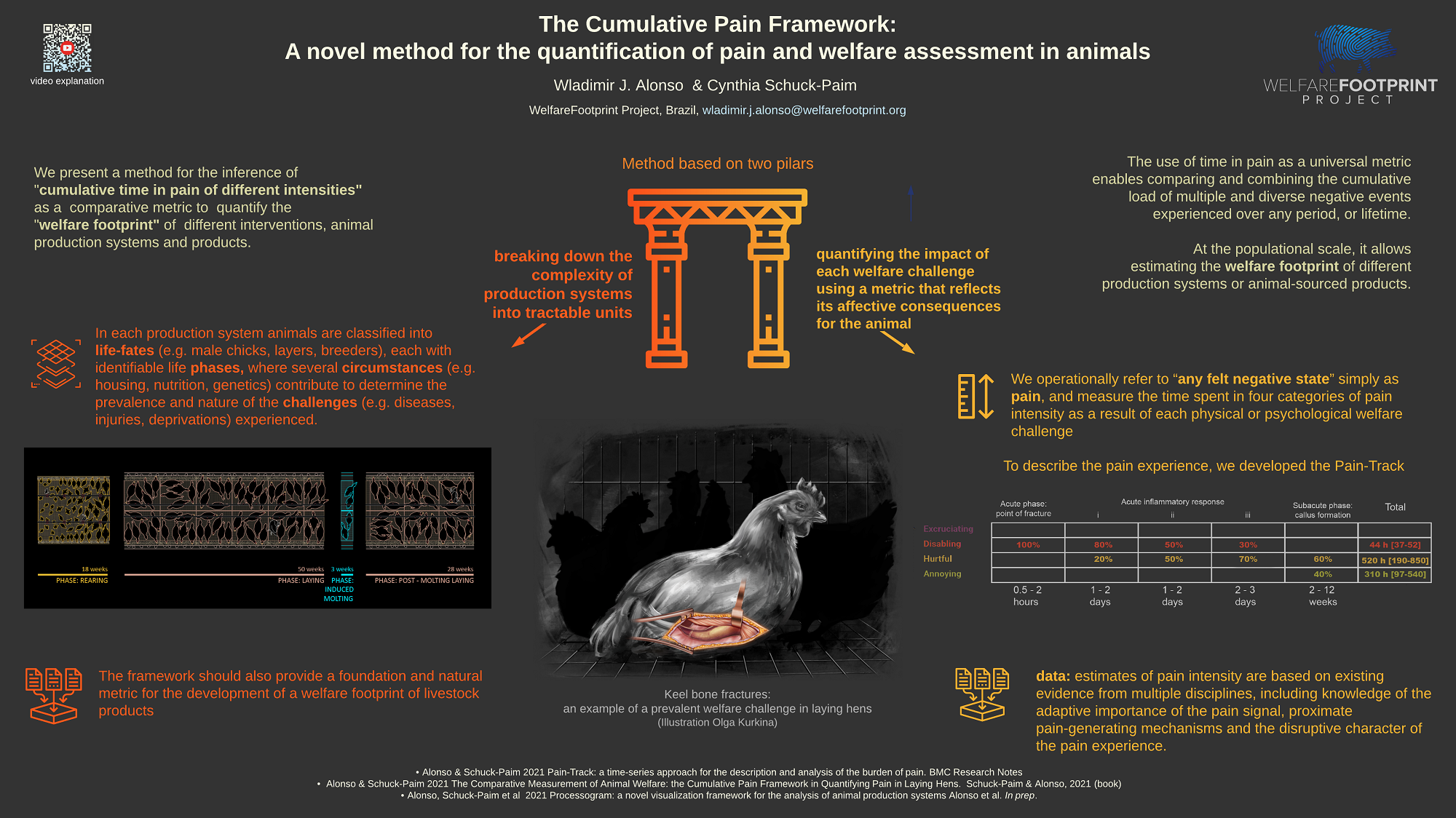 WTP-The Cumulative Pain Framework - A novel method for the quantification of pain and welfare assessment in animals