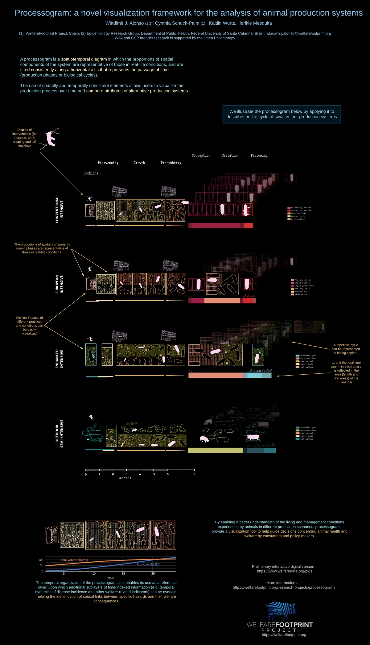WFP-Processogram a novel visualization framework for the analysis of animal production systems